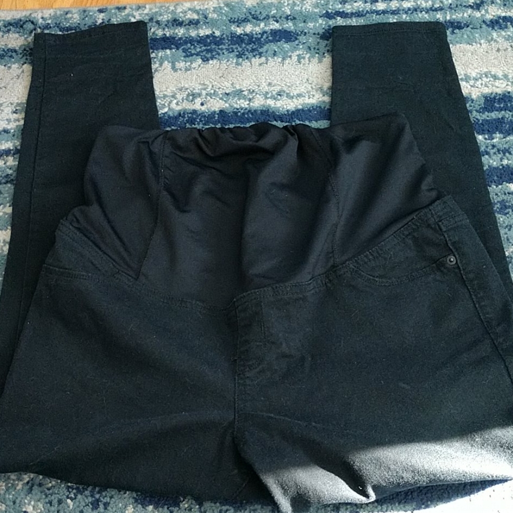 Black maternity jeans